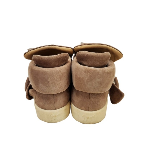 Giuseppe Zanotti Brown Suede Sneakers Size: 8 - Picture 5 of 6